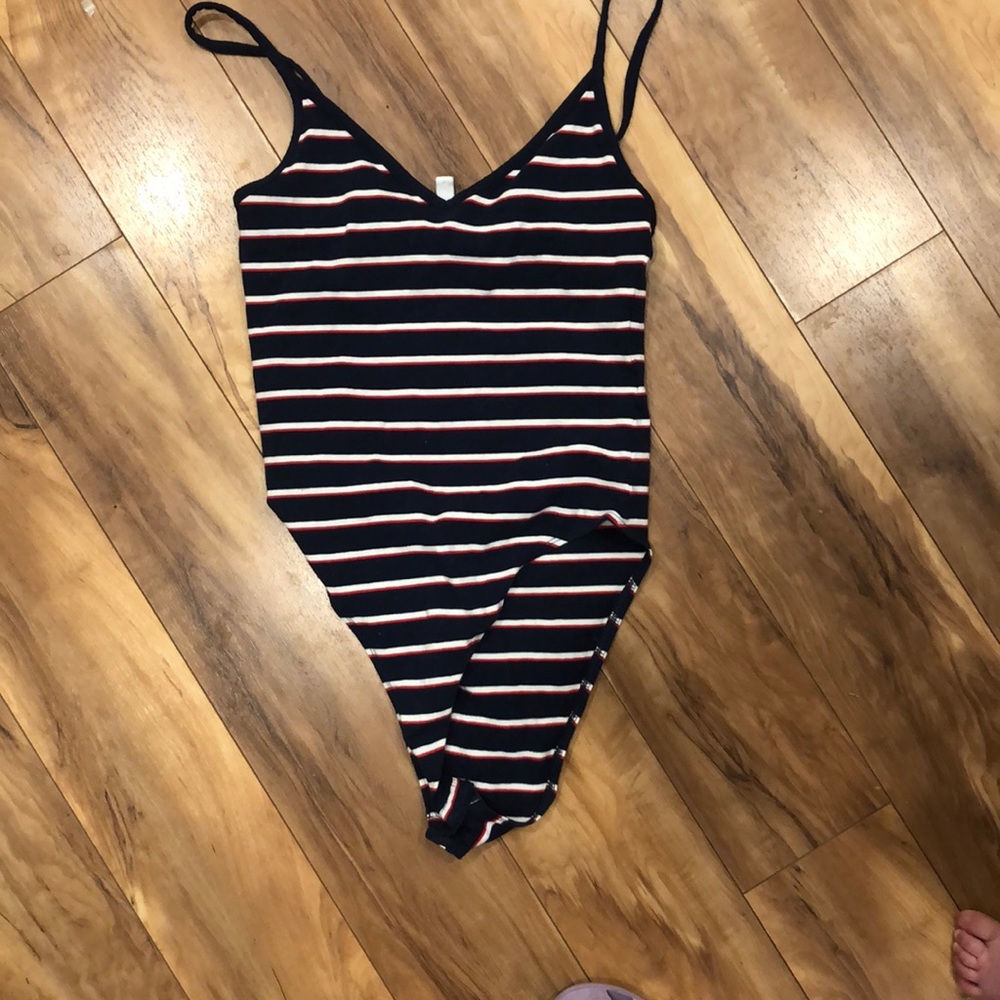 Onsie red white and blue top